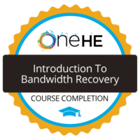 Introduction To Bandwidth Recovery course completion badge