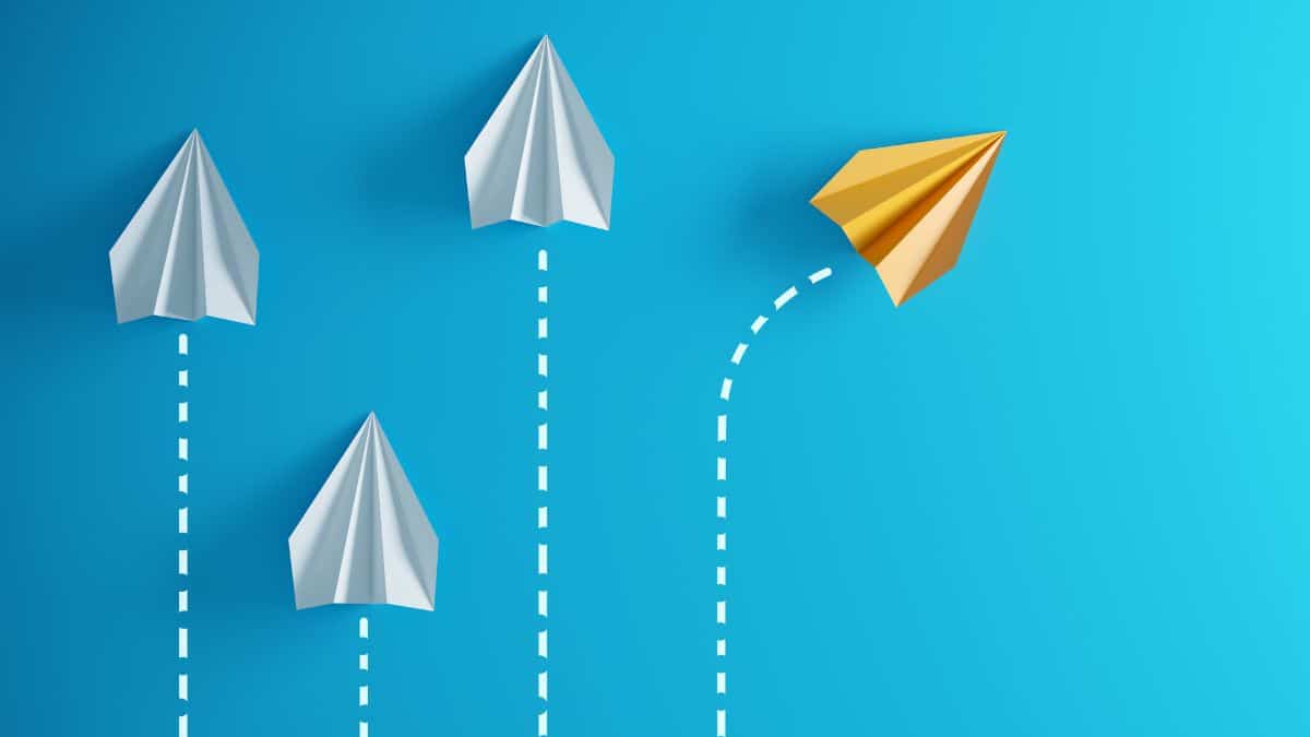 Resource feature image, paper planes