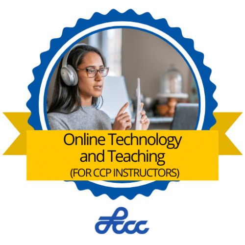 LCCC badge Online Teaching